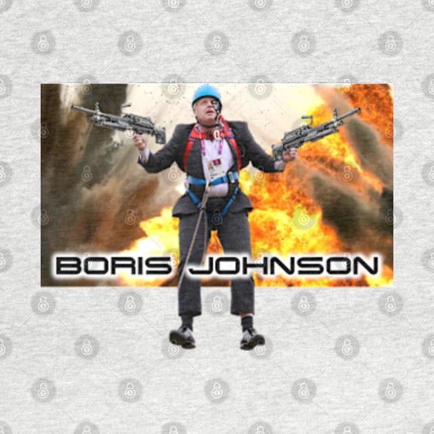 Boris Johnson - Here To Save The Day. by Therouxgear